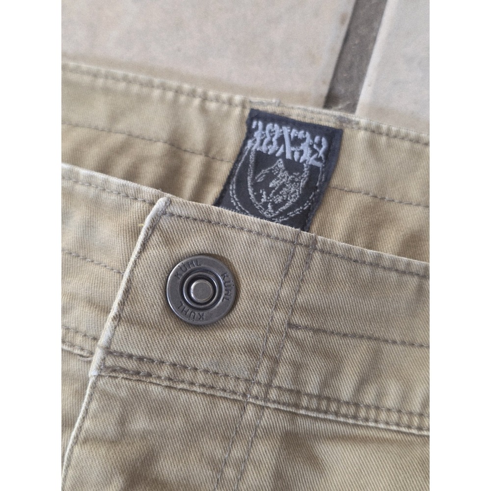 KUHL Ryder Pants Mens 38x32 Vintage Patina Dye Khaki Rugged Outdoor Workwear - Picture 4 of 14